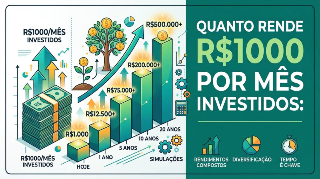 quanto rende 1000 reais por mês